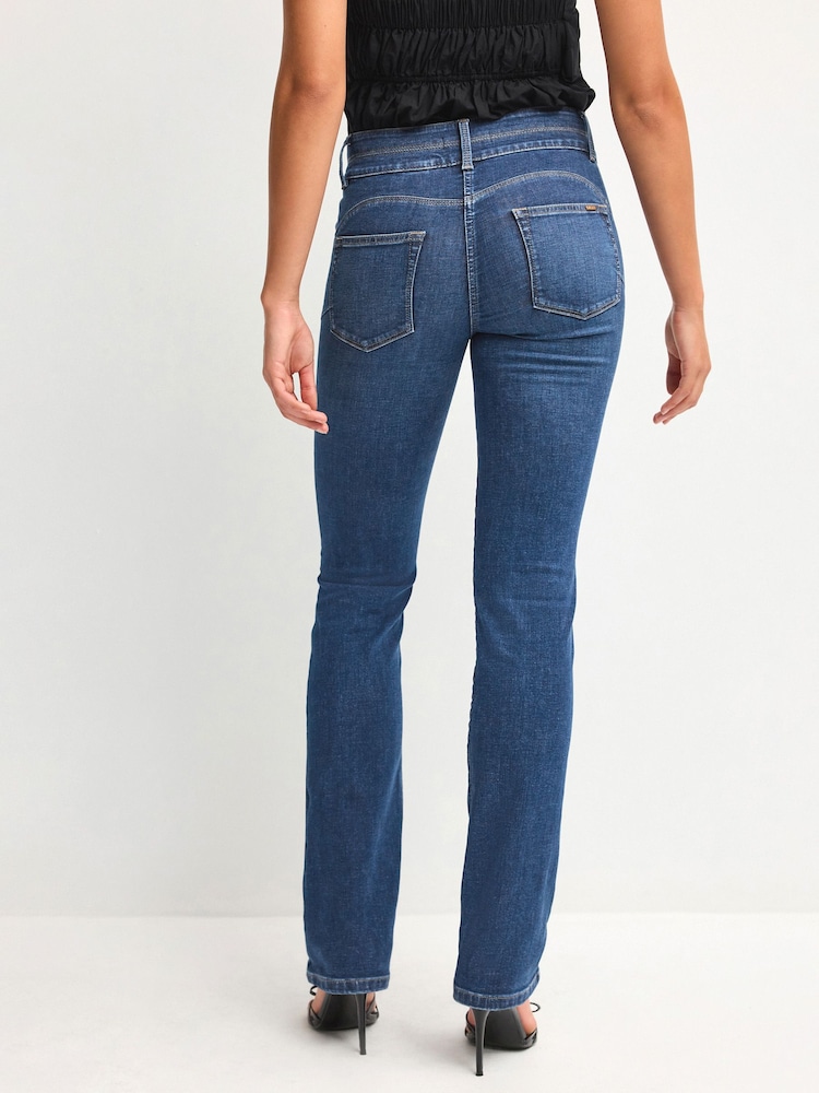 Délavage bleu moyen - Jean bootcut Slim Lift And Shape - Image 3 of 7