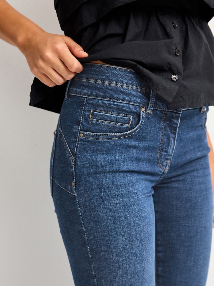 Délavage bleu moyen - Jean bootcut Slim Lift And Shape - Image 4 of 7