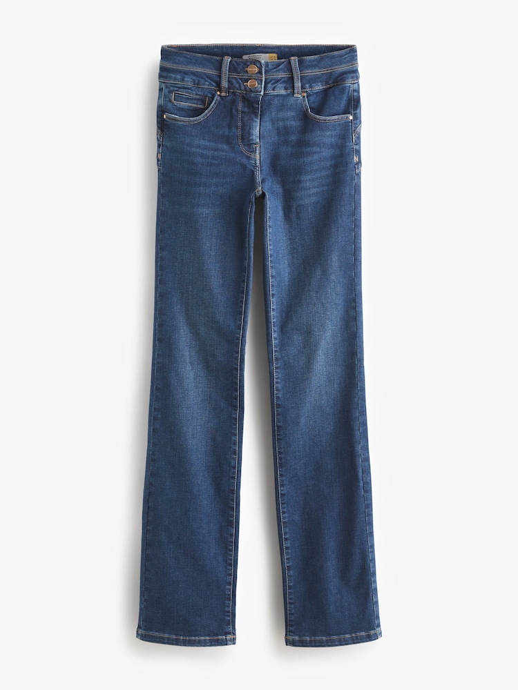 Délavage bleu moyen - Jean bootcut Slim Lift And Shape - Image 6 of 7