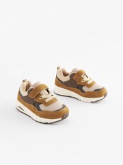 Neutral Elastic Lace Trainers - Image 1 of 5