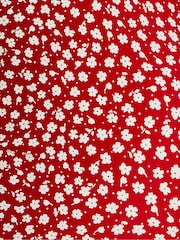 JoJo Maman Bébé Red Ditsy Floral V-Neck Maternity Swimsuit - Image 4 of 4