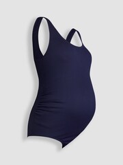 JoJo Maman Bébé Navy Maternity Swimsuit - Image 2 of 3