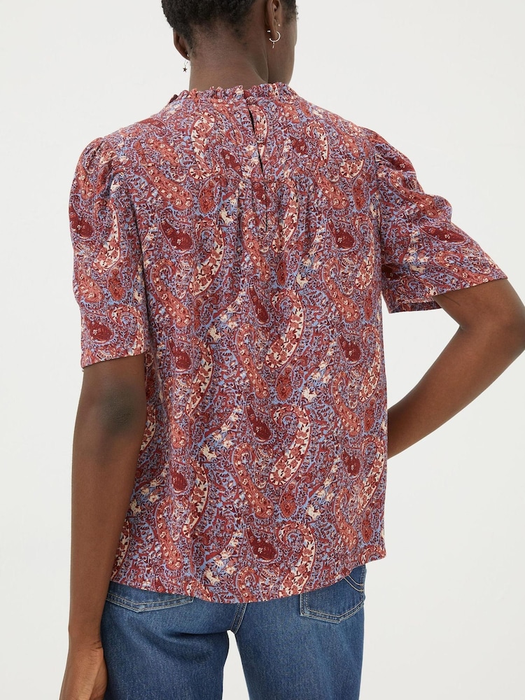 FatFace Pink Ada Craft Paisley Blouse - Image 2 of 5