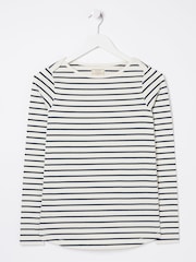FatFace Breton Cream T-Shirt - Image 5 of 5