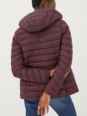 FatFace Purple Ruby Lightweight Puffer Jacket - Image 2 of 5