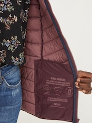 FatFace Purple Ruby Lightweight Puffer Jacket - Image 4 of 5