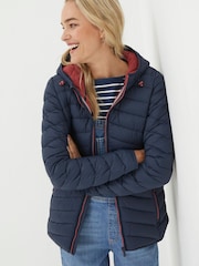 FatFace Blue Ruby Lightweight Puffer Jacket - Image 1 of 5