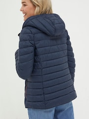 FatFace Blue Ruby Lightweight Puffer Jacket - Image 2 of 5