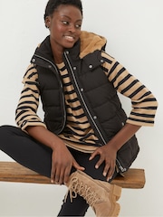 FatFace Black Gilet - Image 3 of 5