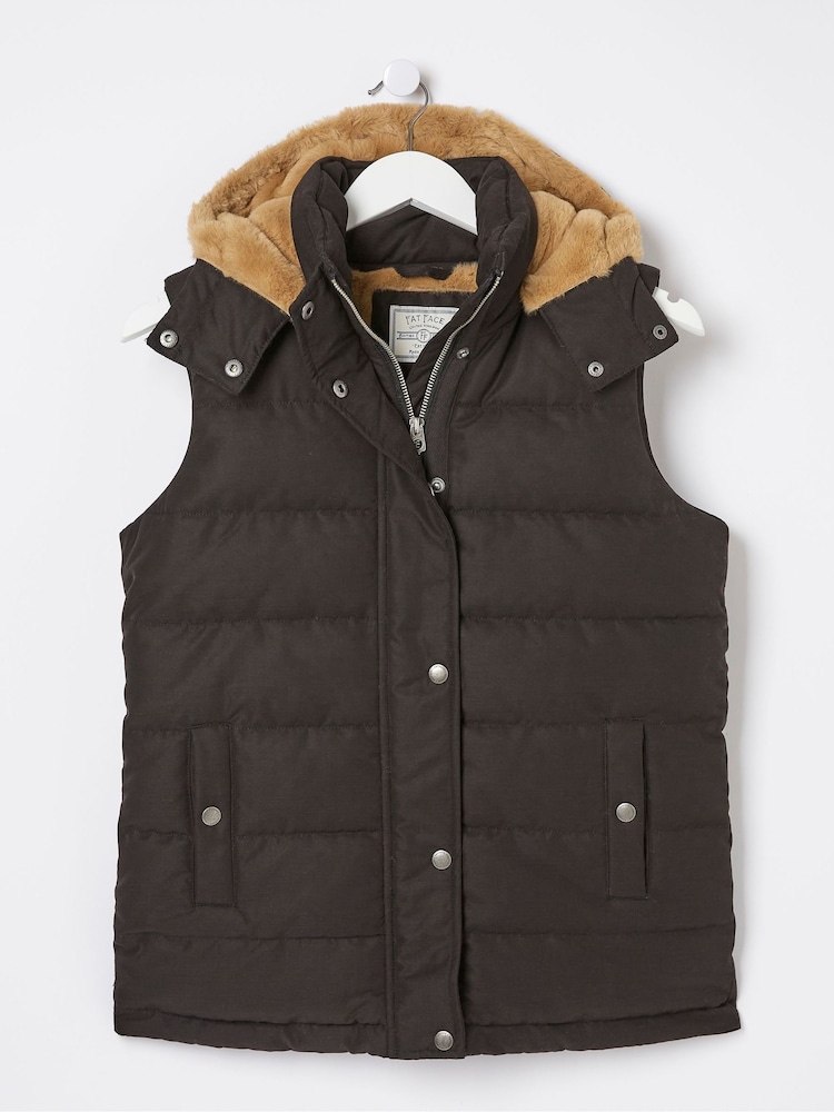 FatFace Black Gilet - Image 5 of 5