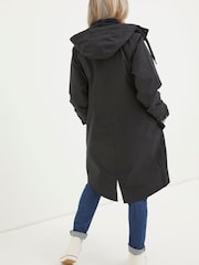 FatFace Black Juno Waterproof Longline Coat - Image 2 of 4