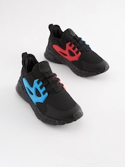 Red/Blue Elastic Lace Trainers - Image 1 of 5