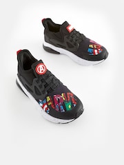 Multi Bright Marvel Elastic Lace Trainers - Image 1 of 7
