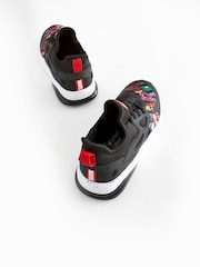 Multi Bright Marvel Elastic Lace Trainers - Image 3 of 7