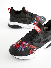 Multi Bright Marvel Elastic Lace Trainers - Image 5 of 7