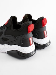 Multi Bright Marvel Elastic Lace Trainers - Image 7 of 7