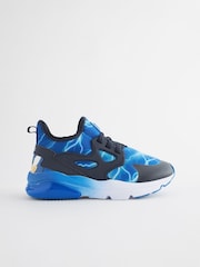 Blue Sonic Elastic Lace Trainers - Image 2 of 6