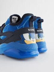 Blue Sonic Elastic Lace Trainers - Image 3 of 6