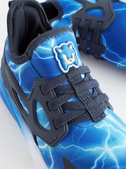 Blue Sonic Elastic Lace Trainers - Image 6 of 6
