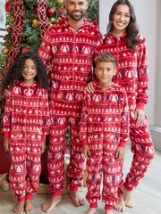 Threadbare Red Fairisle Christmas All-In-One - Image 2 of 2