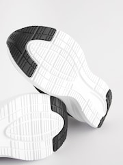 Black Elastic Lace Trainers - Image 3 of 4