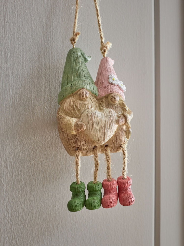 Natural Gonk Heart Hanging Decoration - Image 2 of 3