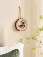 Natural Bertie Bear Reading Hanging Decoration - Image 3 of 4