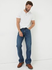 FatFace Dark Blue Bootcut Jeans - Image 1 of 5