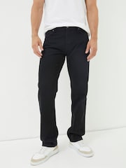 FatFace Black Straight Fit Jeans - Image 1 of 5