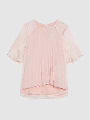 Top plisado con mangas acampanadas Tommi de Reiss - Imagen 2 de 6