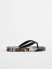 Back Gold Dino Flip Flops - Image 2 of 5