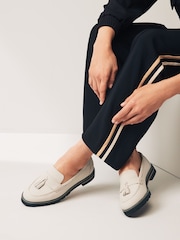 Bone Forever Comfort® Leather Tassel Chunky Loafer Shoes - Image 1 of 9