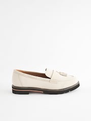 Bone Forever Comfort® Leather Tassel Chunky Loafer Shoes - Image 4 of 9
