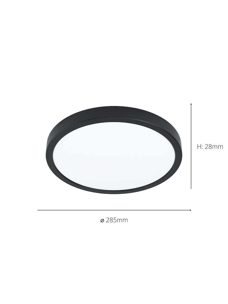 Eglo Black Fueva 5 LED Surface Mounted Light - Image 4 of 4