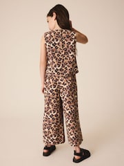 Leopard Print Top & Cuffed Trouser Set (3-16yrs) - Image 3 of 4