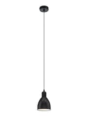 Eglo Black Priddy Single Pendant Ceiling Light - Image 2 of 3