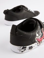 Schwarz - Venom Turnschuhe mit Klettverschluss und elastischen Schnürsenkeln - Image 6 of 6