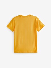 Yellow 100% Cotton Flippy Sequin License T-Shirt (4-14yrs) - Image 3 of 4