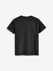 Black/Green 100% Cotton Minecraft Flippy Sequin T-Shirt (4-16yrs) - Image 3 of 4