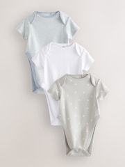 Blue Star Baby Hip Dysplasia Short Sleeve Bodysuits 3 Pack - Image 1 of 6