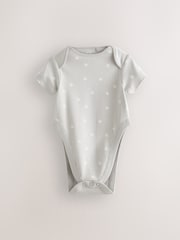 Blue Star Baby Hip Dysplasia Short Sleeve Bodysuits 3 Pack - Image 5 of 6