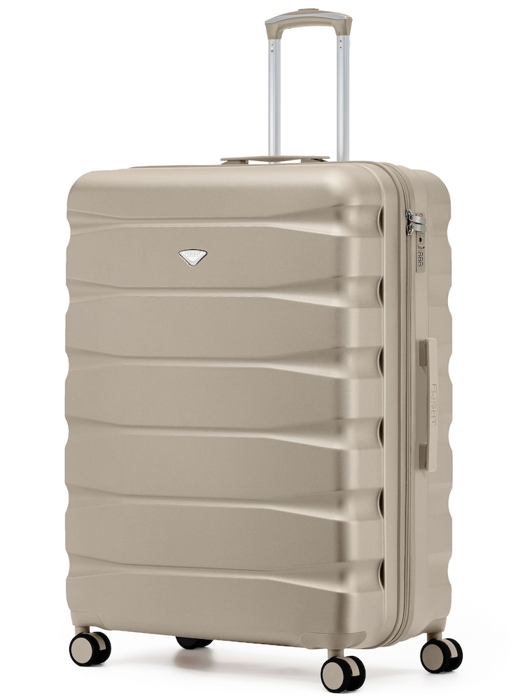 Flight Knight Metallic Extra Large Check in 29" Lightweight 8 Wheel ABS Hard Case Hold Suitcase Checked Baggage 131L Capacity - Image 1 of 1