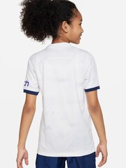 Nike White Jr. Tottenhm Hotspur 23/24 Stadium Home Football Shirt - Image 2 of 10