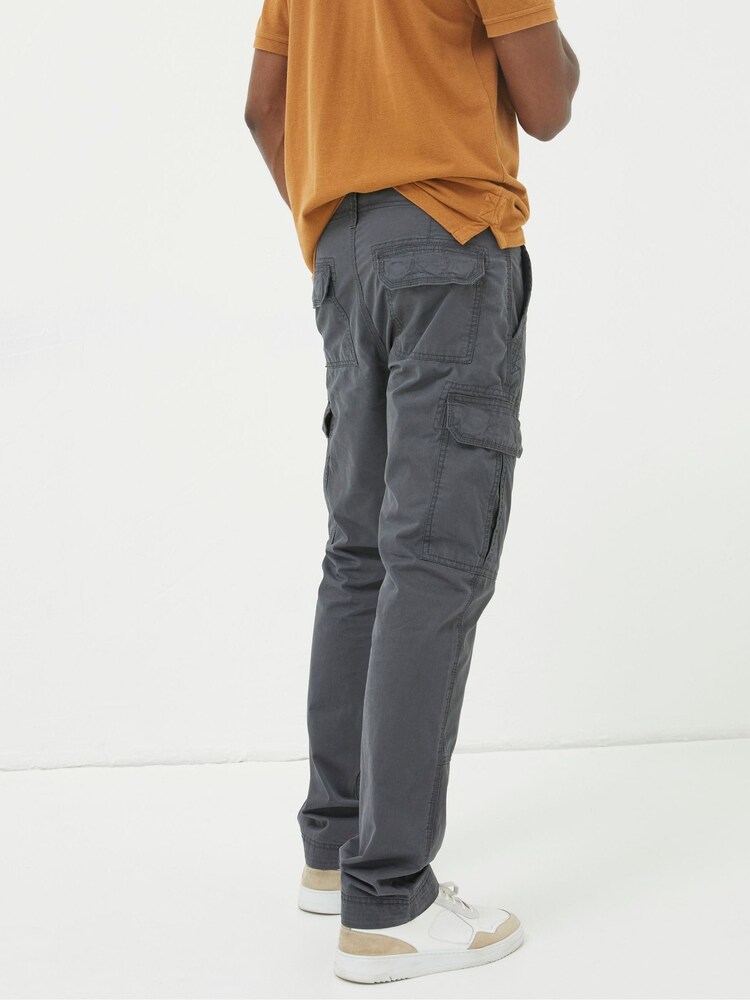 FatFace Corby Grey Ripstop Cargo Trousers - Image 2 of 5