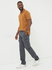 FatFace Corby Grey Ripstop Cargo Trousers - Image 3 of 5
