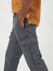 FatFace Corby Grey Ripstop Cargo Trousers - Image 4 of 5