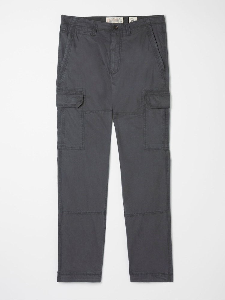 FatFace Corby Grey Ripstop Cargo Trousers - Image 5 of 5