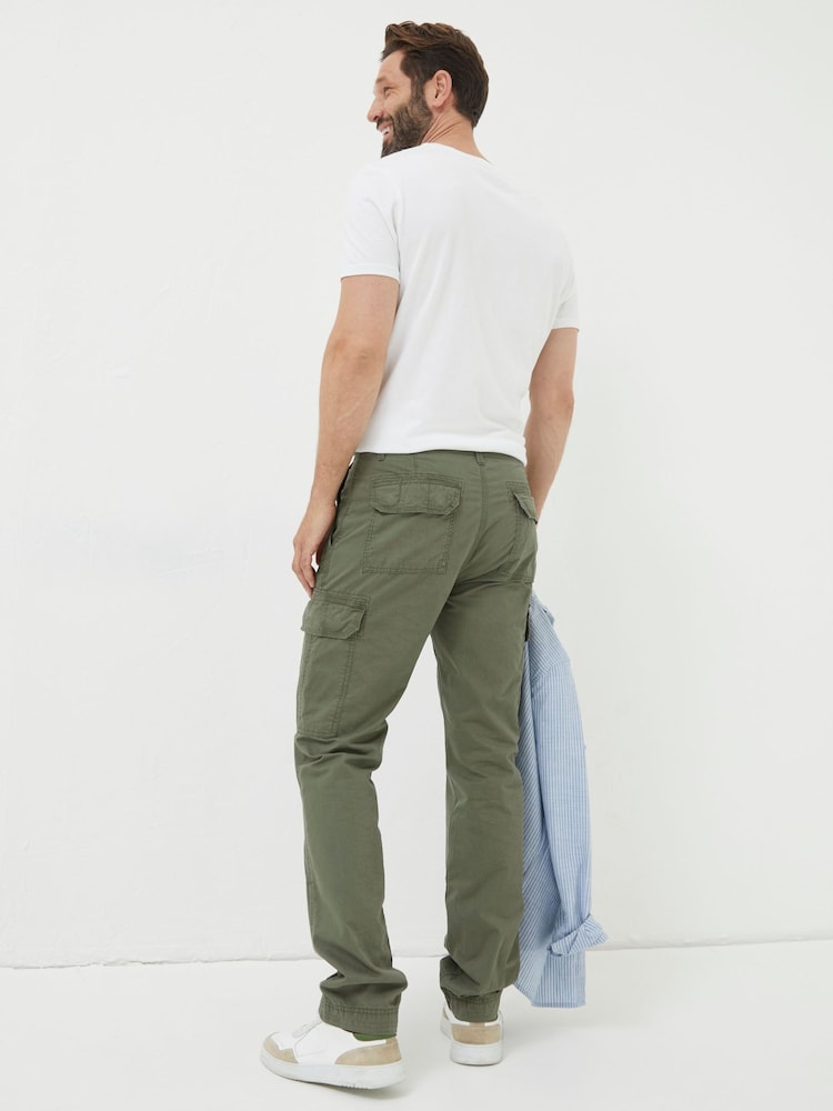 FatFace Corby Green Ripstop Cargo Trousers - Image 2 of 5