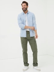 FatFace Corby Green Ripstop Cargo Trousers - Image 3 of 5