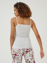 FatFace Grey V-Neck Lace Vest - Image 2 of 4
